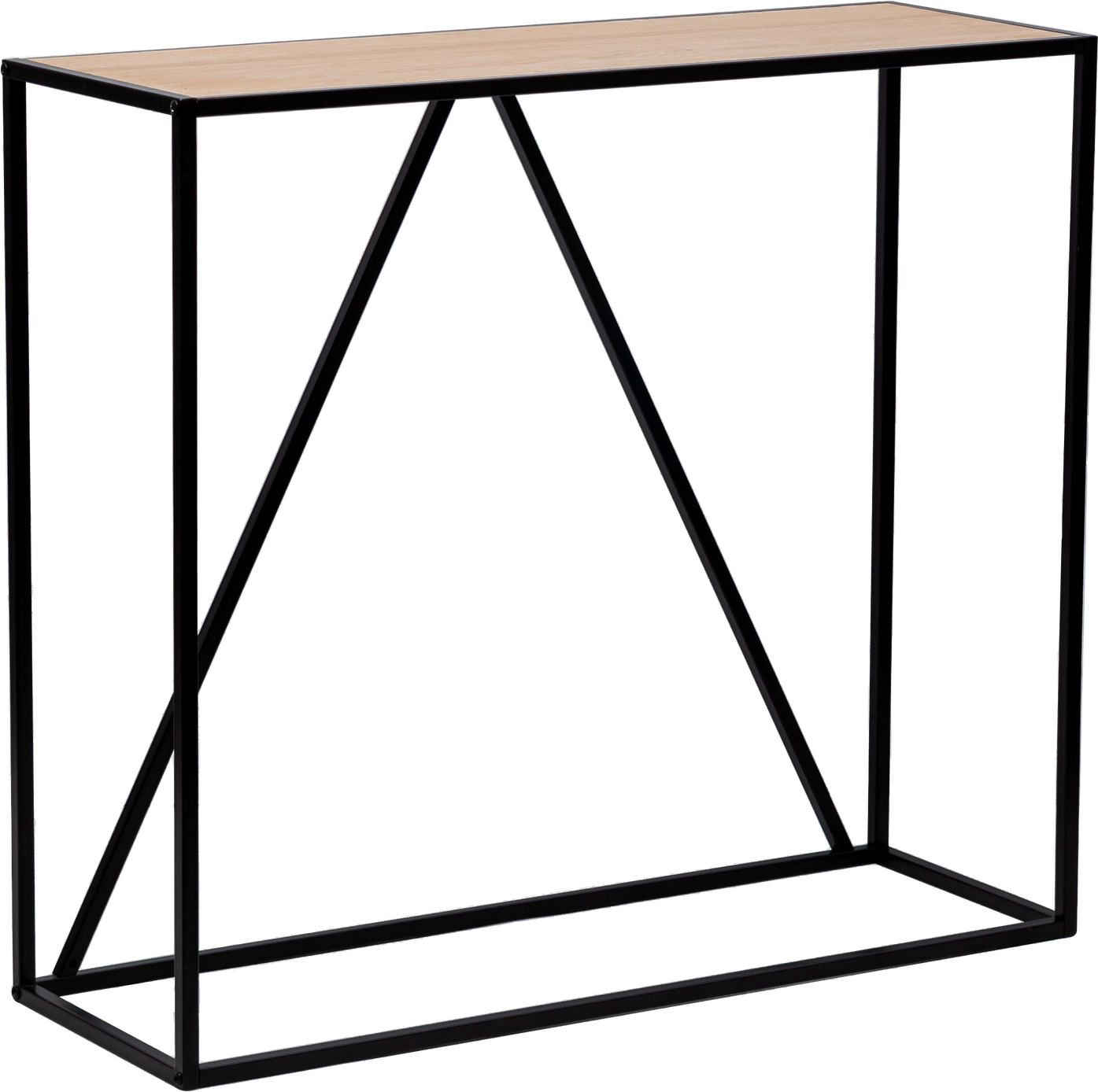 Solna, Konsolbord, Sort, Træ (H: 80 x B: 90 cm.)