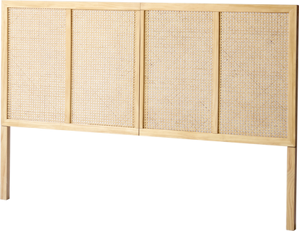 Horsens, Sengegavl, Brun, Rattan (H: 108,5 x B: 163,5 cm.)