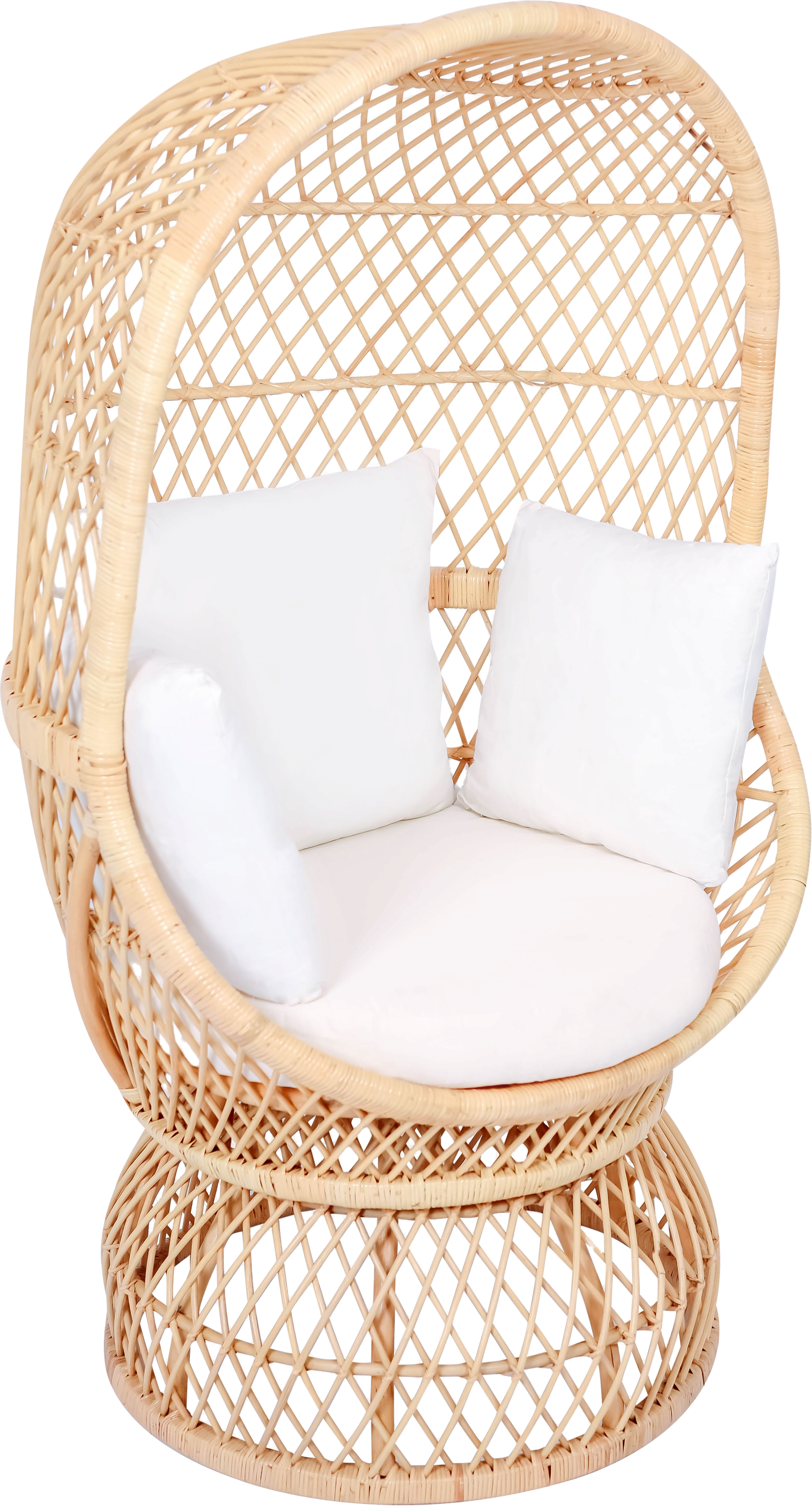 Manado, Loungestol, Brun, Rattan (H: 152 x B: 89 cm.)