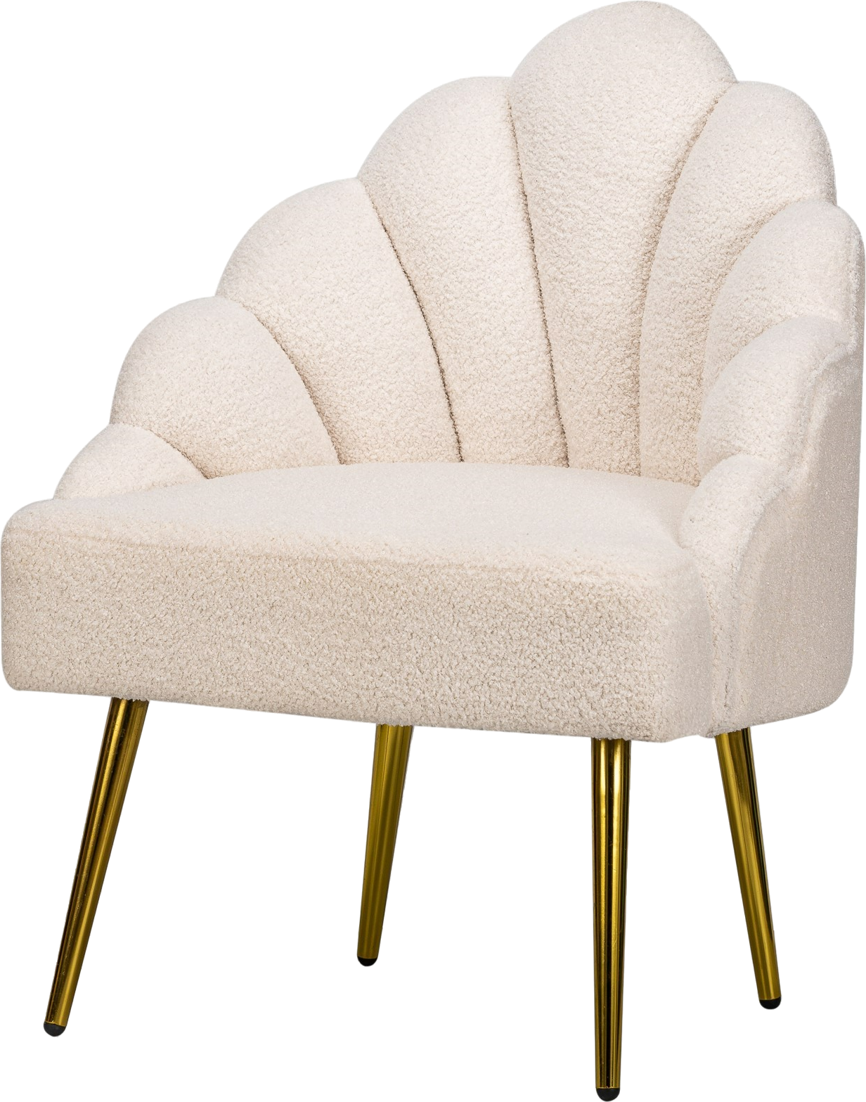 Bolge, Loungestol, Hvid, Løkke (H: 89 x B: 63 cm.)