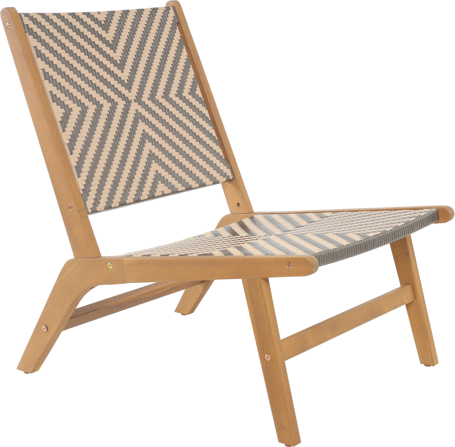 Loungestol Nordlys Furniture Aguilares FSC-akacietræ natur H78 x B55 x D72 cm