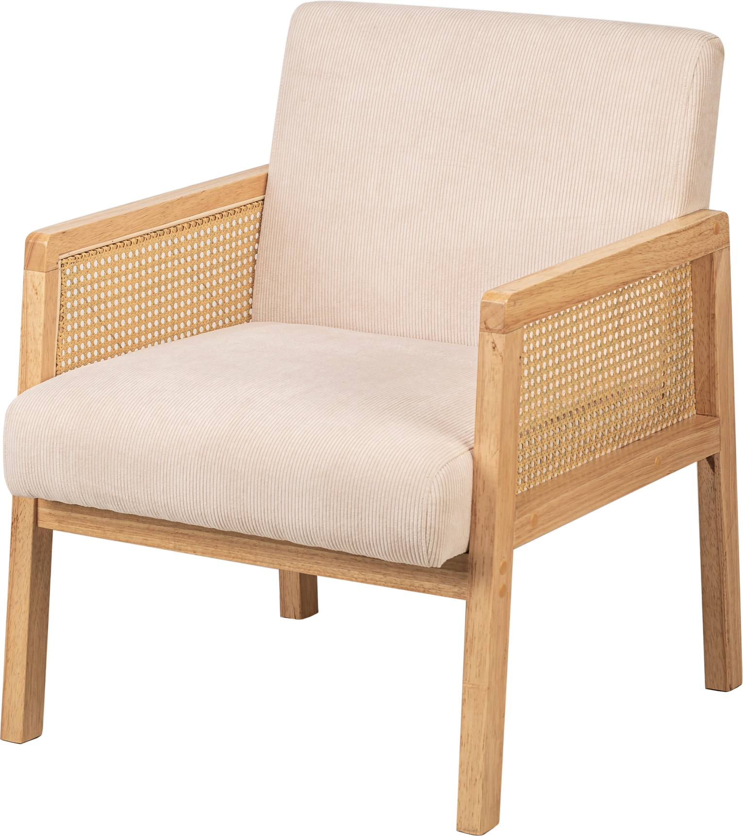 Borgo, Loungestol, Beige, Stof (H: 76 x B: 60 cm.)