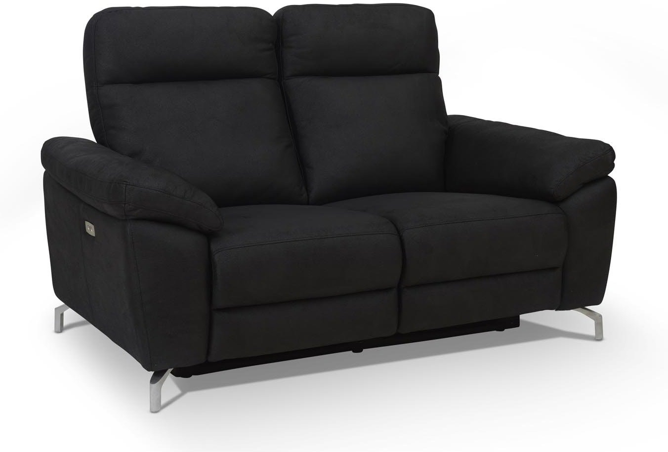 Edinburgh, 2-personers sofa, sort, H101x162x96 cm, stof