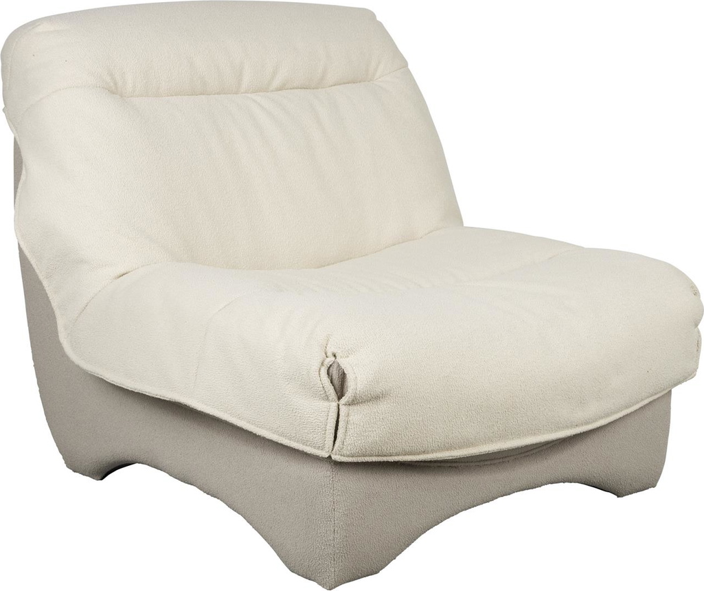 Twister, Loungestol, Lysgrå, Stof (L: 102 x H: 80 x B: 72 cm.)