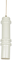 Duct, Pendellampe, Perlemor, Jern (L: 10 x H: 37 x B: 10 cm.)