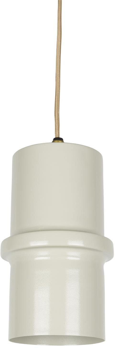 Pendellampe Studio White Duct lysgrå jern H21xÉ12 cm dæmpbar E14 hængelampe