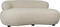 Noxx, Loungesofa, Lysgrå, Polyester (L: 115 x H: 73 x B: 185 cm.)