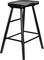 Vander, Barstol, Antracit, Egetræ (L: 39 x H: 64 x B: 50 cm.)