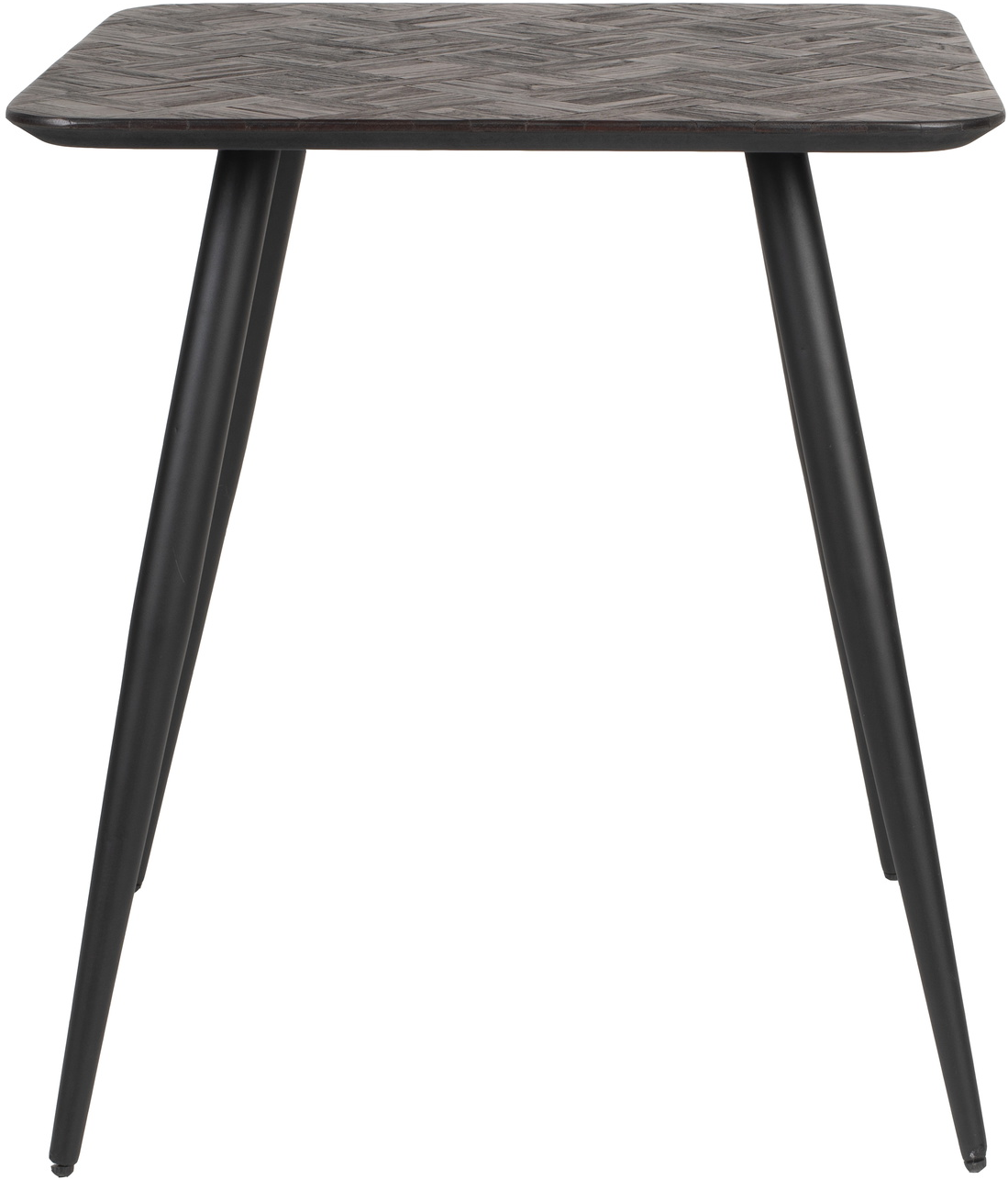 Webster, Bistro bord, Askegrå, Teak (L: 70 x H: 76 x B: 70 cm.)