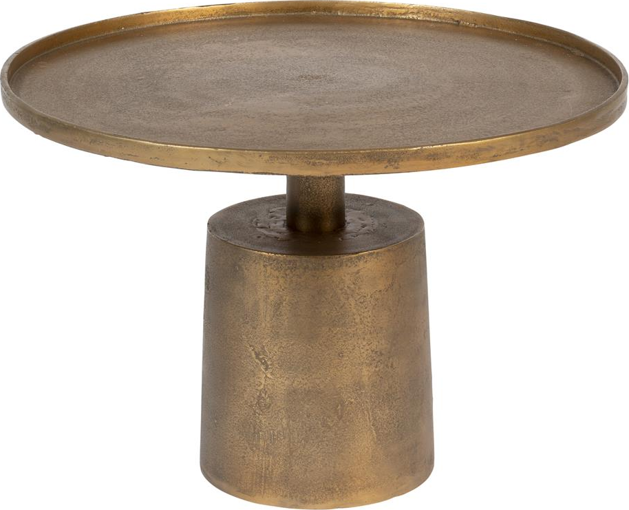 Mason, Sofabord, Brungrå, Aluminium (D: 60 x H: 40 cm.)