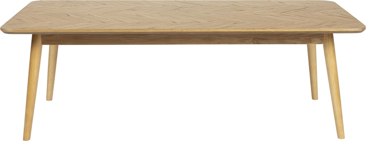 Sofabord Studio White Fabio egetræ natur 120 x 60 x 40 cm