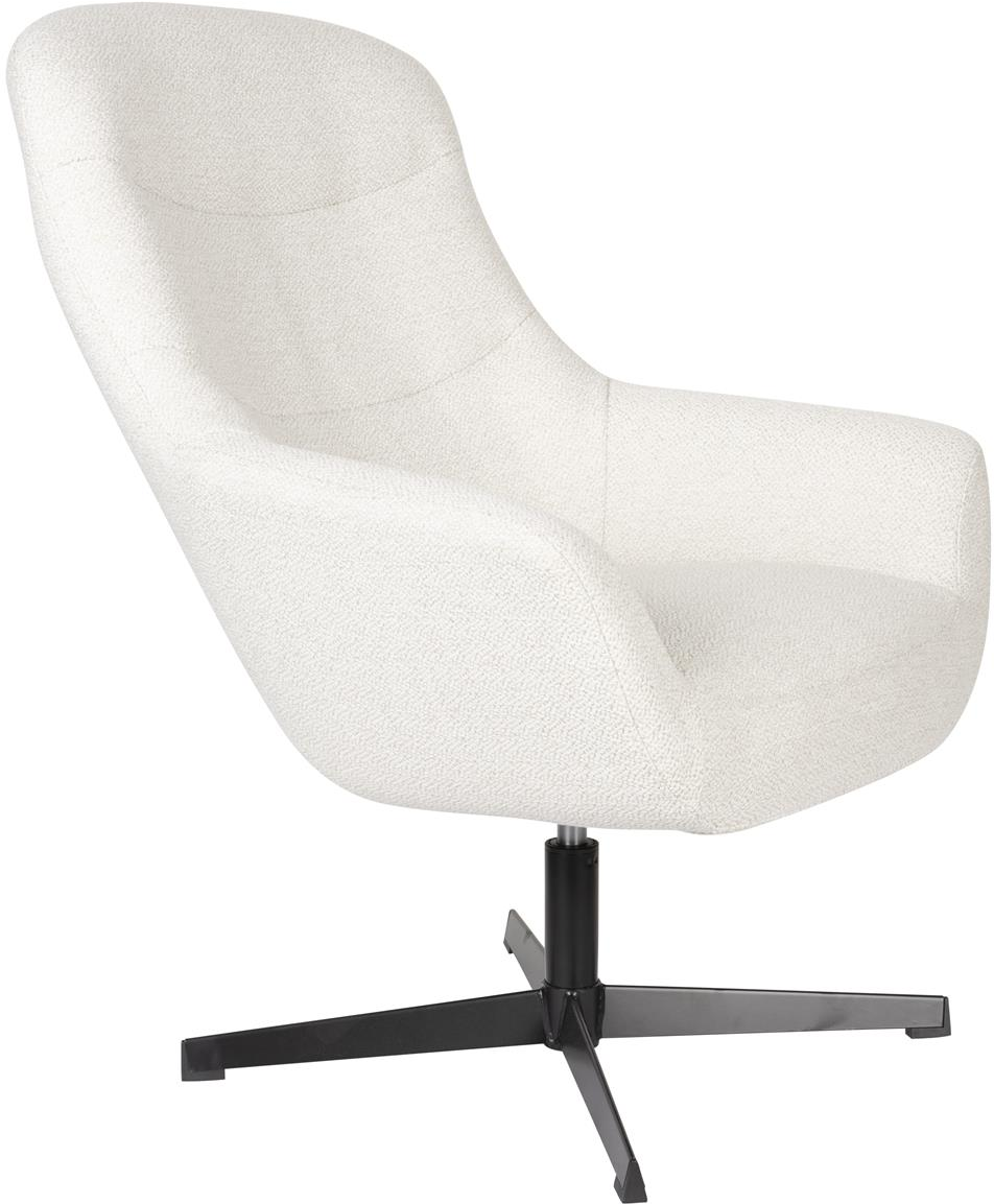 Yuki, Loungestol, Offwhite, Plast (L: 84,5 x H: 94,5 x B: 73 cm.)