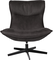 John, Loungestol, Antracit, PU-læder (L: 92 x H: 92 x B: 81 cm.)