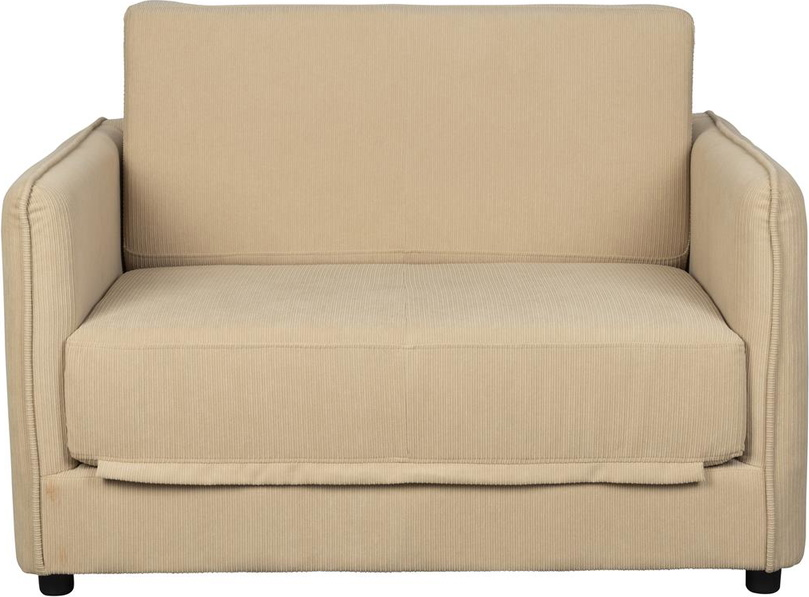 Sofabed, Sovesofa, Natur, Polyester (L: 89 x H: 78 x B: 110 cm.)