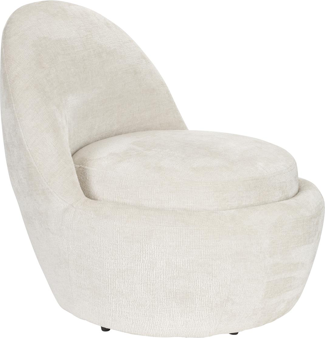 Nash, Loungestol, Perlemor, Polyester (L: 61 x H: 83 x B: 61 cm.)