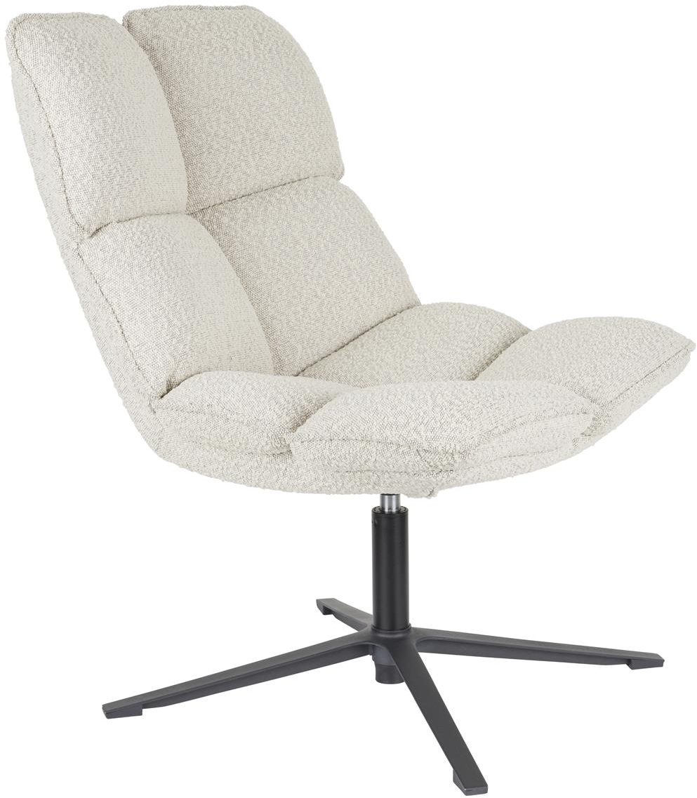 Bros, Loungestol, Sølv, Polyester (L: 78 x H: 92 x B: 68 cm.)