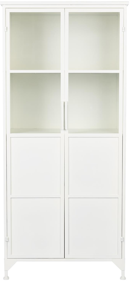 Miya, Vitrineskab, Offwhite, Jern (L: 68 x H: 150 x B: 35 cm.)