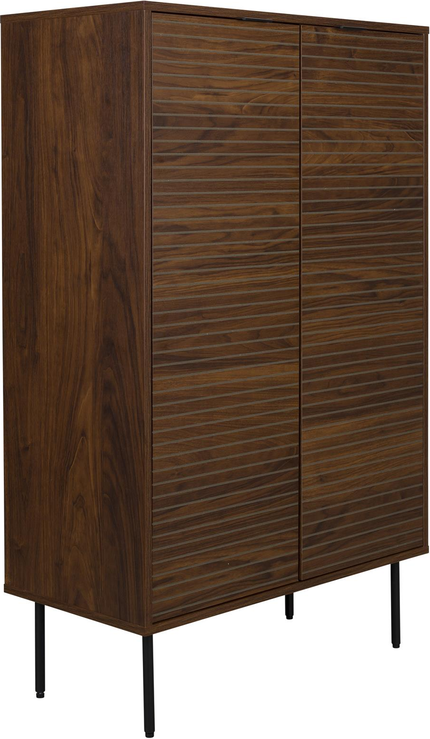 Stripes, Højskab, Mørkebrun (L: 40 x H: 130 x B: 80 cm.)