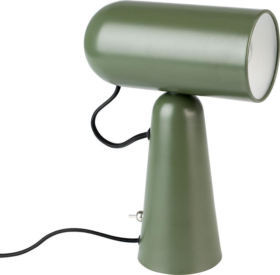 Bordlampe Studio White Vesper mosgrøn i jern H26,5ÉÂB8,5ÉÂL18,5 cm