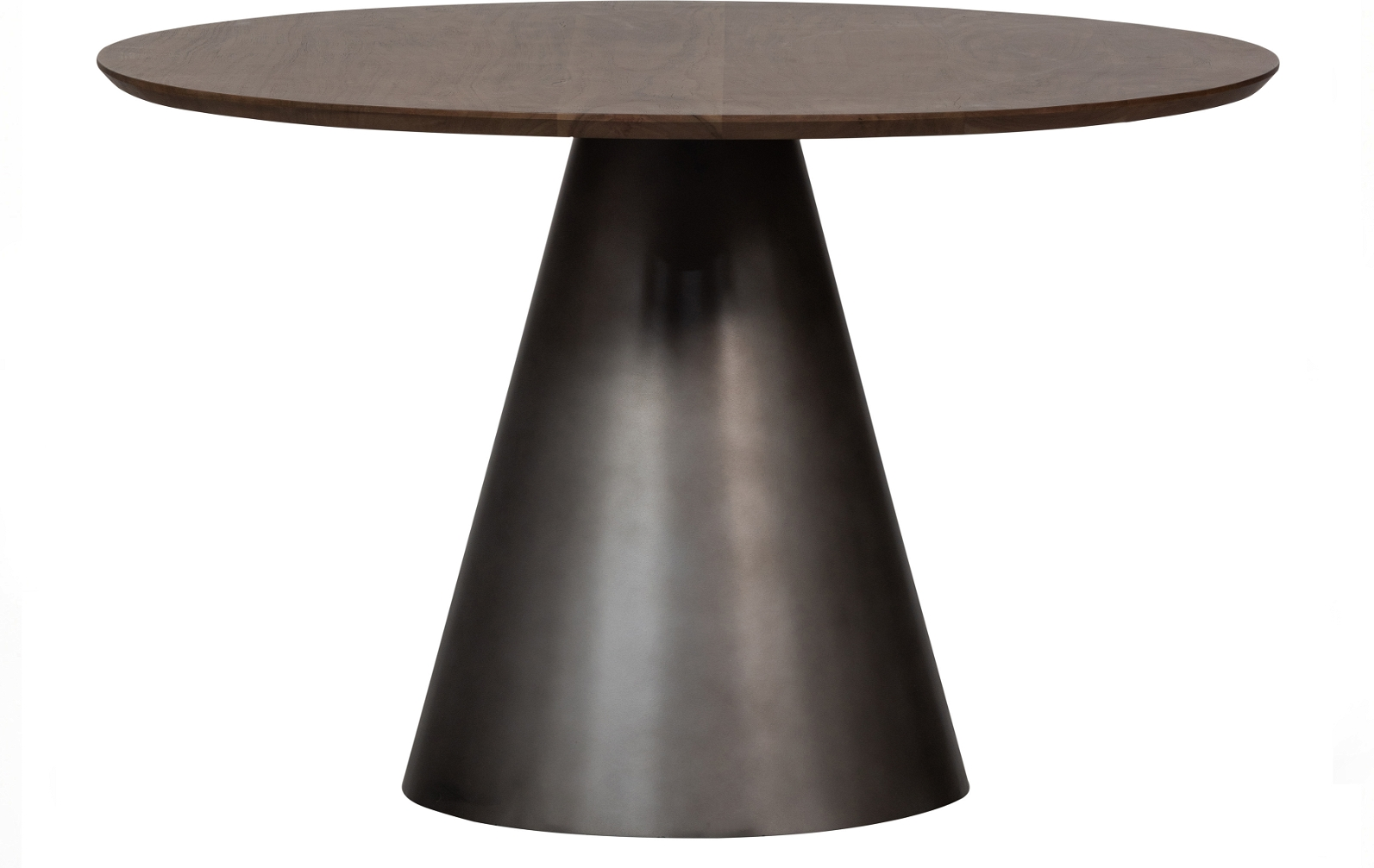 Maggie, Spisebord, sort, H76x120x120 cm, metal, træ