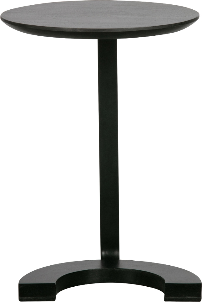 Billede af Floor, Sidebord, sort, H57x39x39 cm, metal, træ