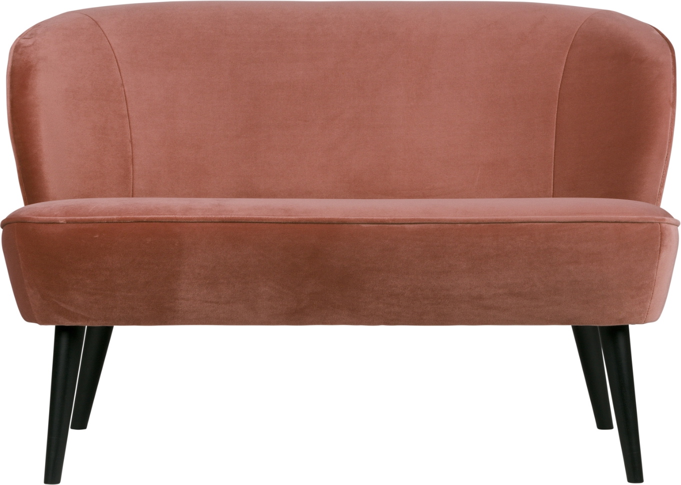 Sara, 2-personers sofa, lyserød, H73x110x72 cm