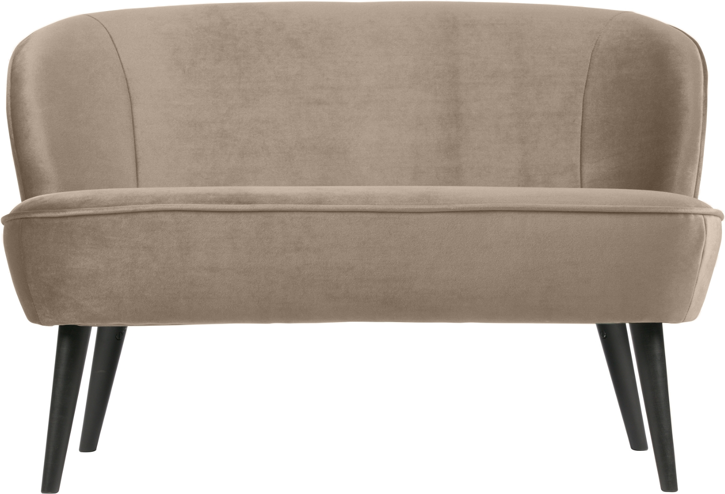 Sara, 2-personers sofa, beige, H73x110x72 cm