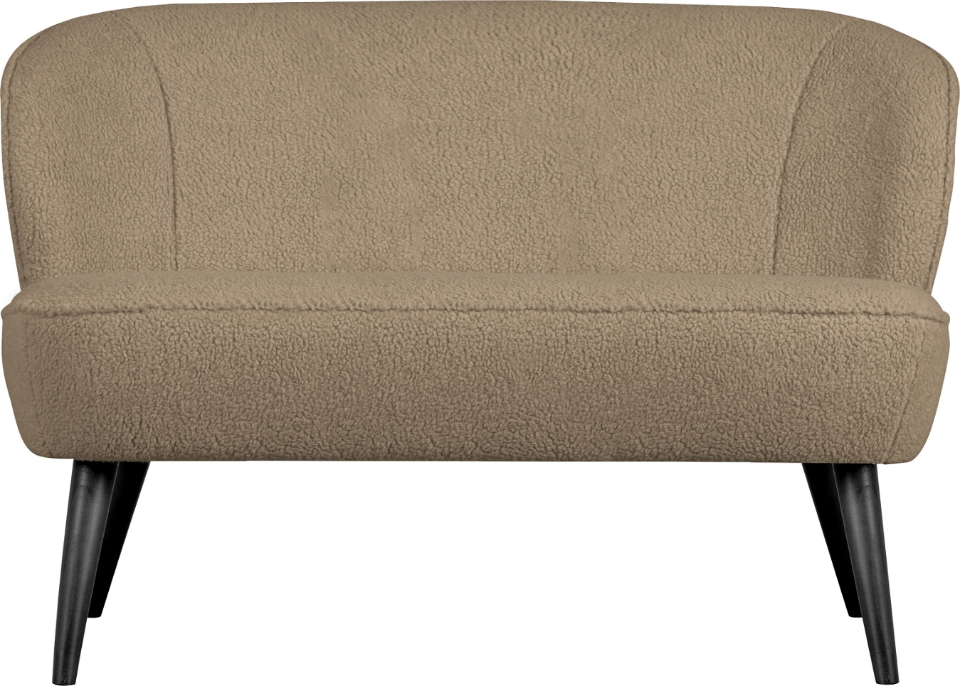 Sara, 2-personers sofa, sandfarve, H73x110x72 cm