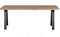 Tablo Utrecht leg, Plankebord, mangotræ/metal, natur, 75x200x90 cm