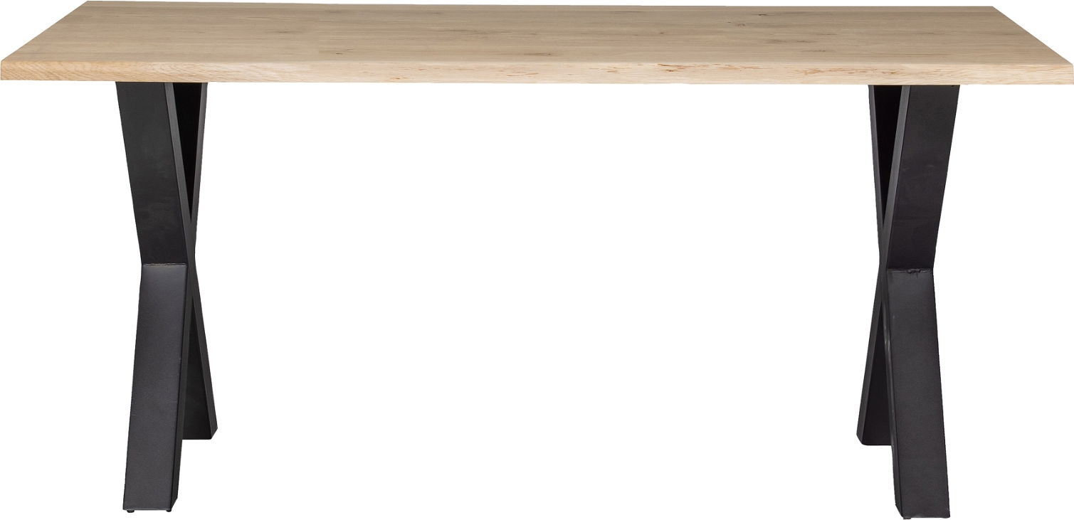 Tablo A, Alkmaar leg, Plankebord, eg/metal, natur, 75x180x90 cm