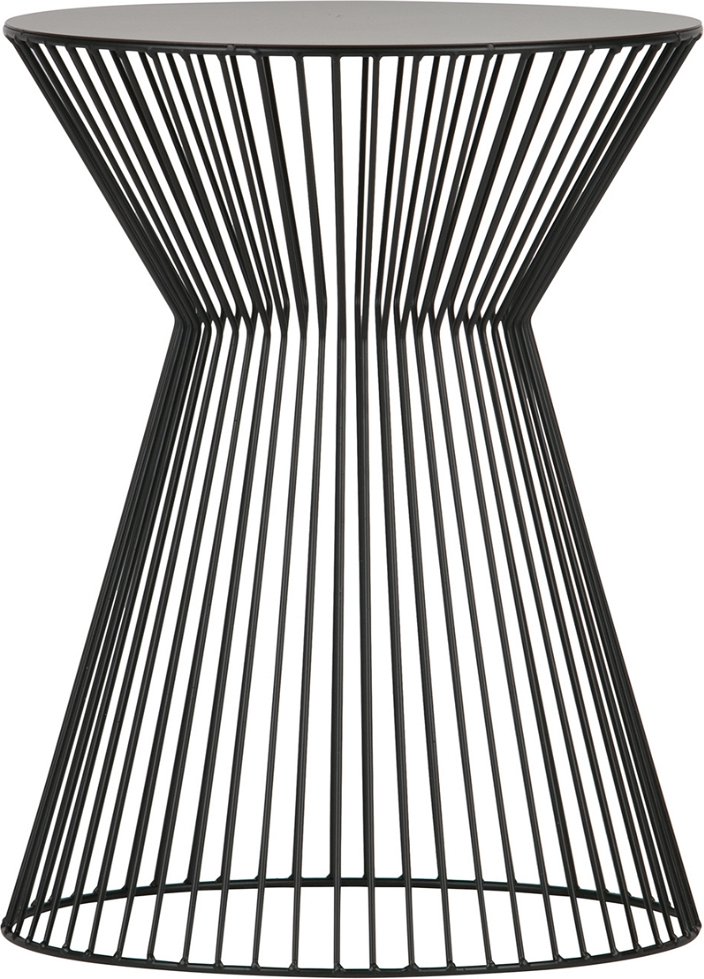 Billede af Suus, Sidebord, sort, H46x35x35 cm, metal