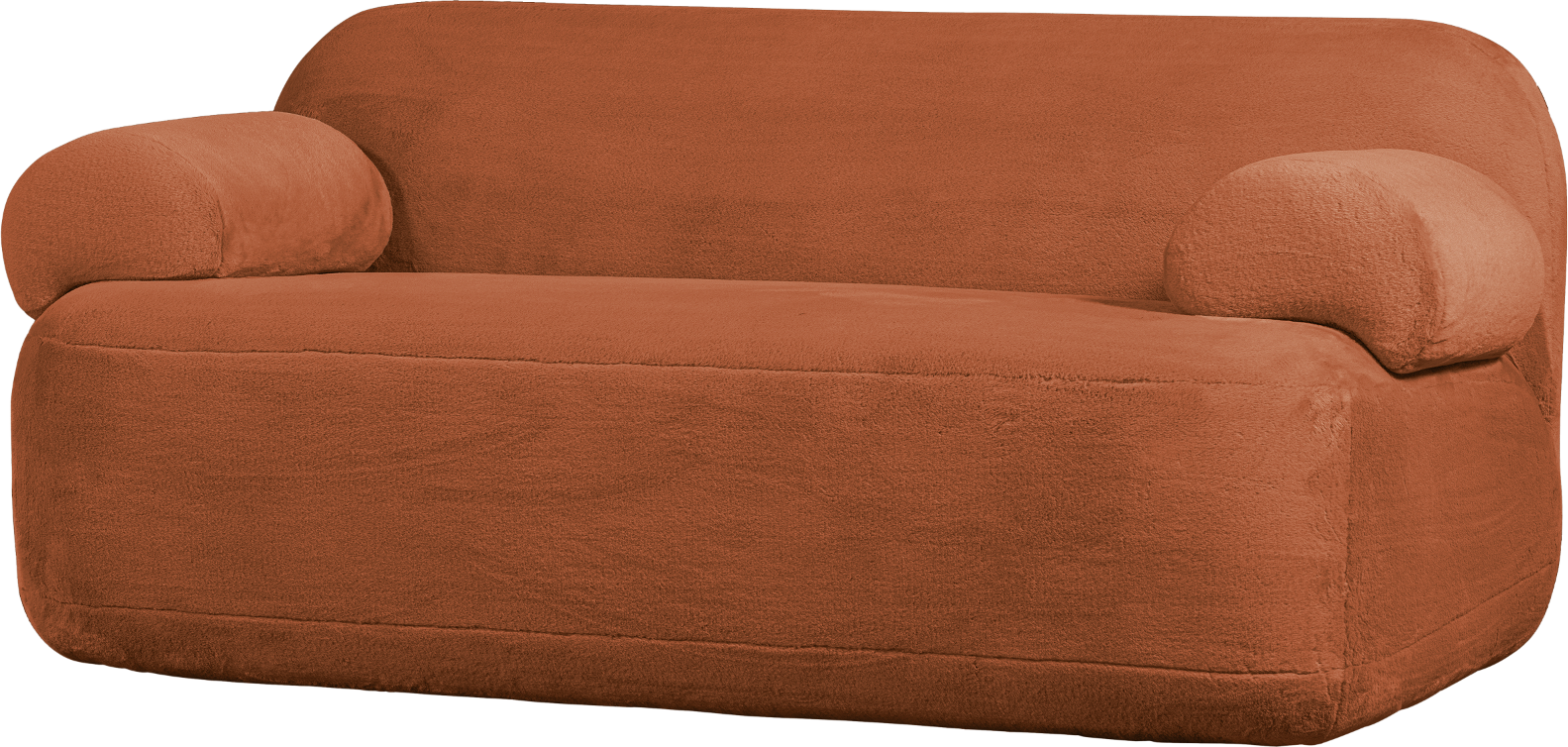 Jolie, 2-personers sofa, rust, H80x95x183 cm