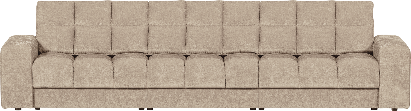 Second Date, 3-personers sofa, nougat, H78x99x316 cm, stof