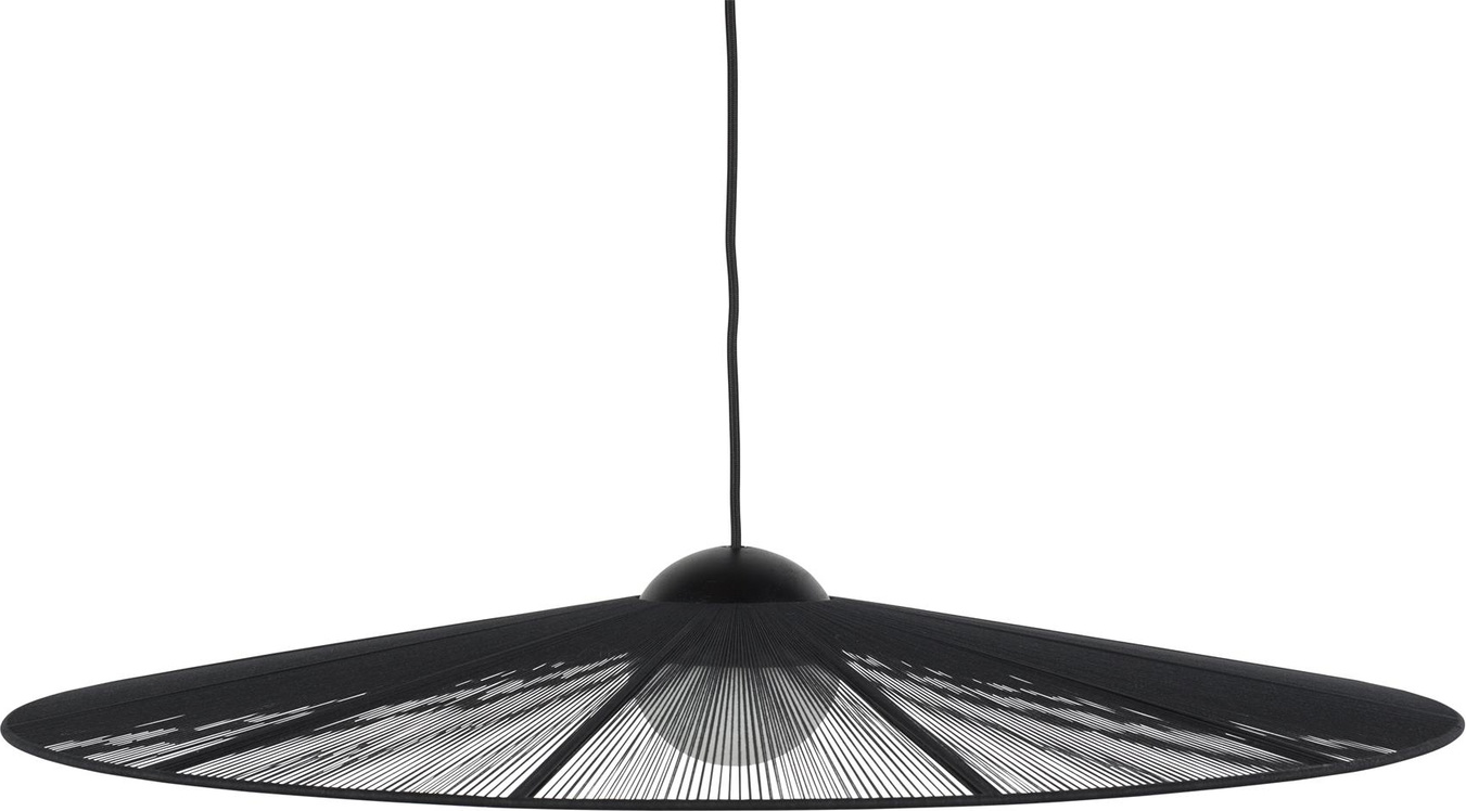 Pendellampe Zuiver Belle H167 x É80 cm antracit jern justerbar højde dæmpbar G9 fatning