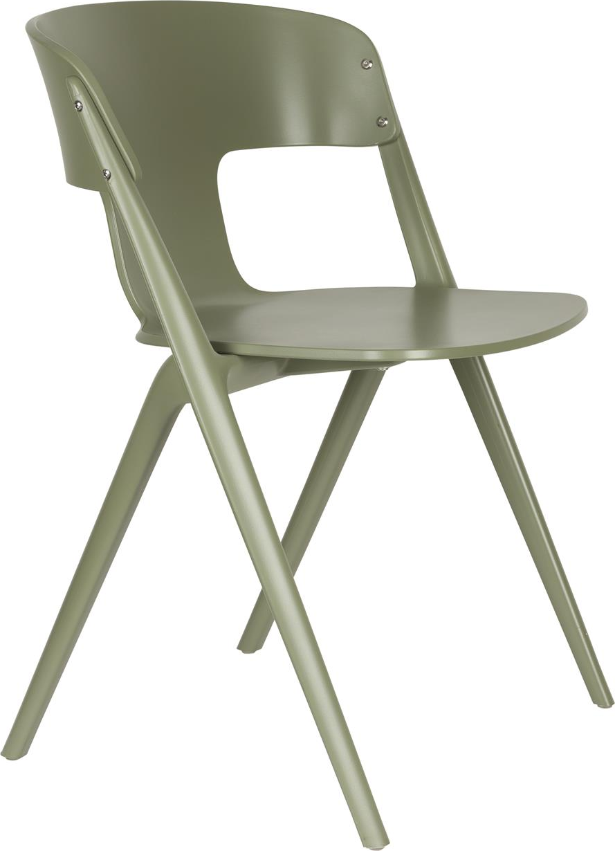 Udendørs spisebordsstol Zuiver Horizon taupe polypropylen havestol H75ÉÂB57,5ÉÂD52,5 cm