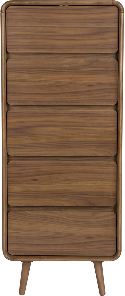 Rise, Kommode, Valnød, Asketræ (L: 40 x H: 112 x B: 45 cm.)