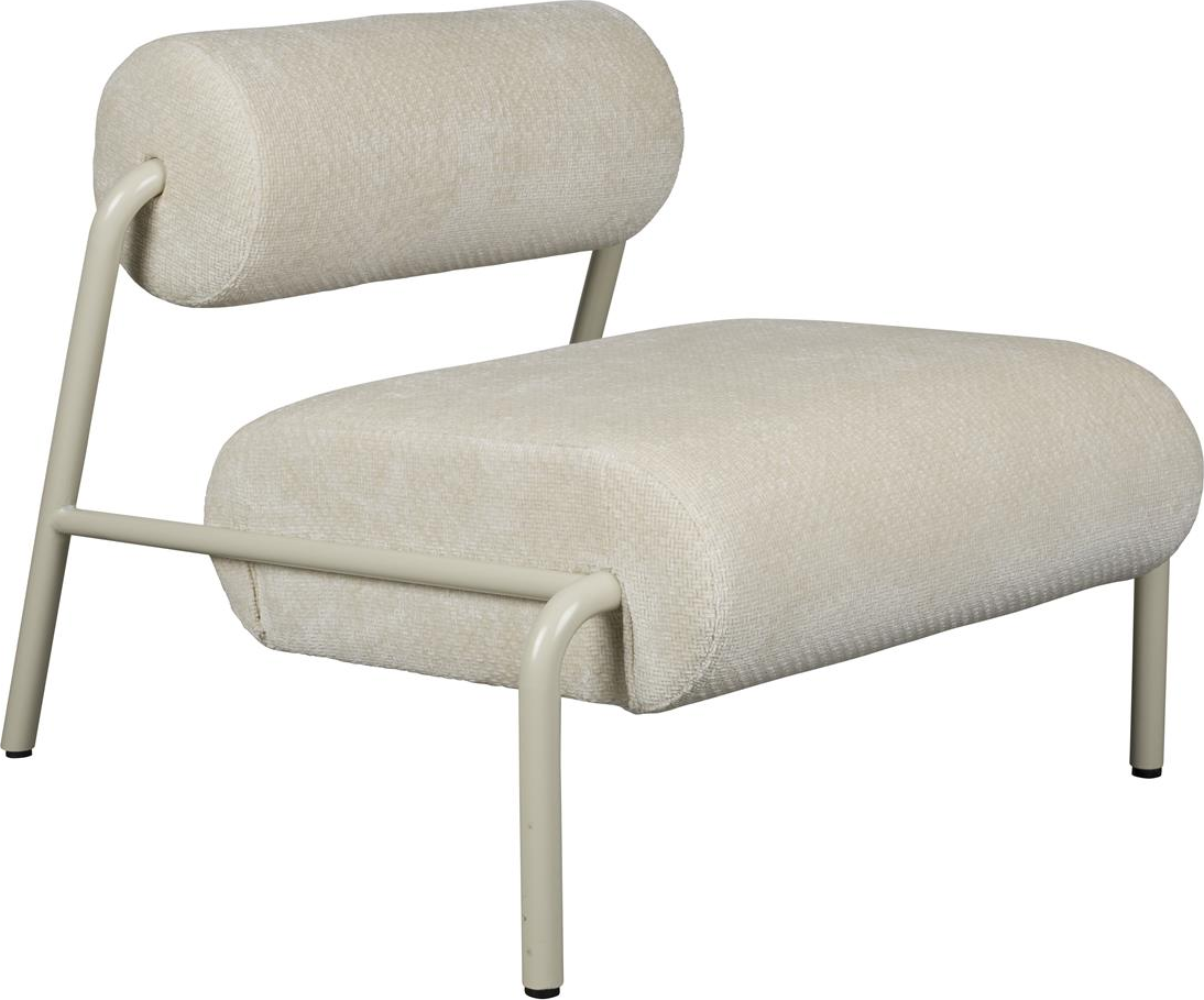 Lekima, Loungestol, Lysgrå, Stof (L: 93 x H: 70 x B: 87 cm.)
