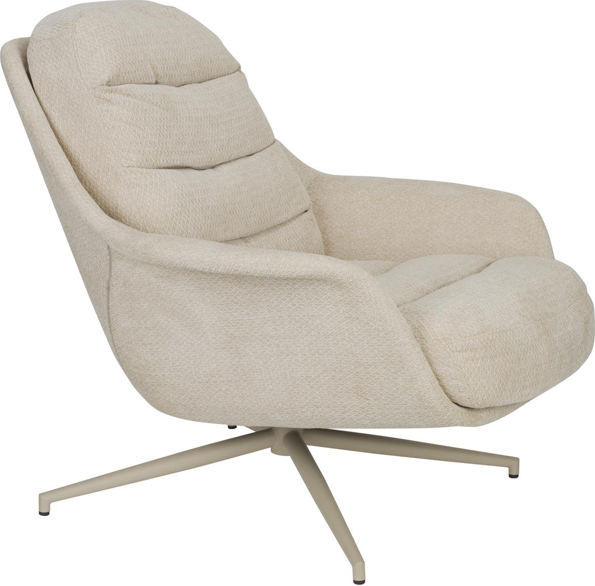 Philly, Loungestol, Lysgrå (L: 66 x H: 86 x B: 87 cm.)