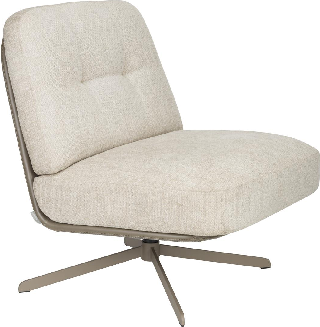 Benjamin, Loungestol, Lysgrå, Polyester (L: 86 x H: 87 x B: 77 cm.)