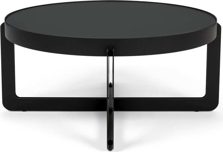 Centre, Sofabord, Antracit, Stål (D: 68 x H: 30 cm.)