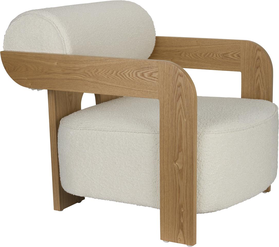 Oolong, Loungestol, Lysgrå, Polyester (L: 90 x H: 76 x B: 72,5 cm.)