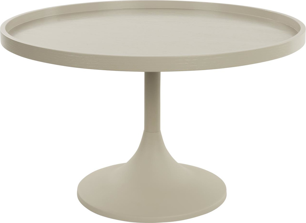 Sofabord/cafebord Zuiver Jason Rund Ø69 X H42 Cm Lysgrå Stål/mdf