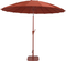 Marsala, Parasol med fod, Dyb rød, Polyester (D: 250 x H: 235 cm.)