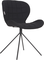 Omg, Spisebordsstol, Antracit, Stof (L: 51 x H: 80 x B: 56 cm.)
