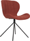 Omg, Spisebordsstol, Brun, Stof (L: 51 x H: 80 x B: 56 cm.)