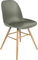 Albert, Spisebordsstol, Grøn, Plast (L: 55 x H: 81,5 x B: 49 cm.)