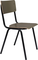 Back, Spisebordsstol, Askegrå, Plast (L: 49 x H: 82,5 x B: 43 cm.)