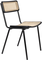 Jort, Spisebordsstol, Perlemor, Rattan (L: 51 x H: 81 x B: 47 cm.)