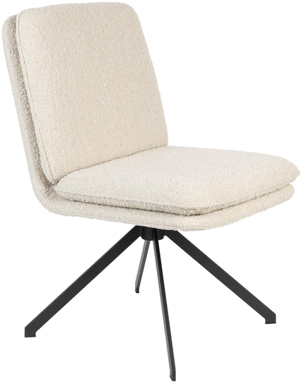 Tyler, Spisebordsstol, Perlemor, Stof (L: 64 x H: 84,5 x B: 47,5 cm.)