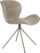 Omg, Spisebordsstol, Stengrå, Stof (L: 59 x H: 79 x B: 51 cm.)